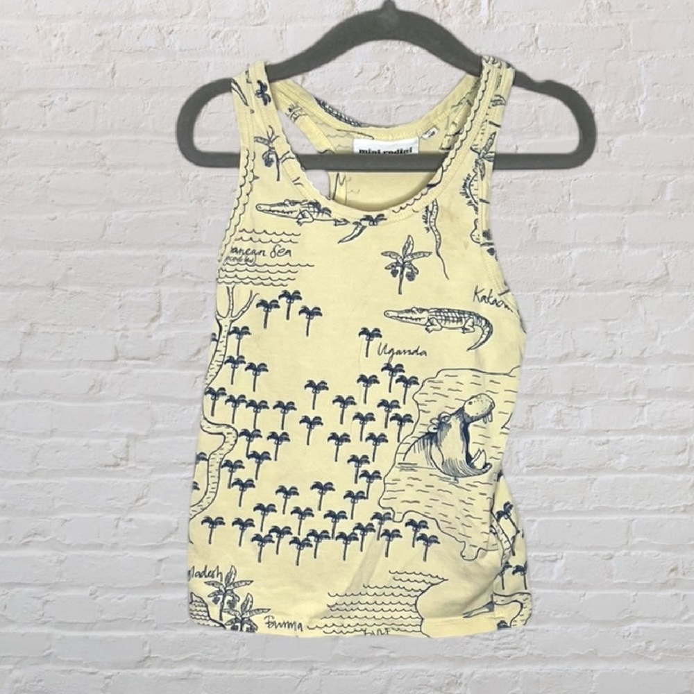 Mini Rodini Map Print Tank